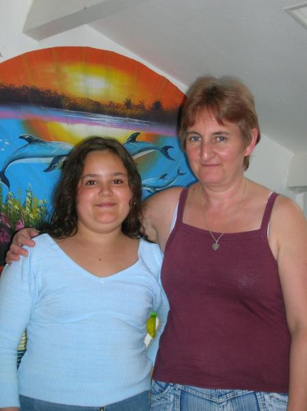 Ma tata Edith et Melanie